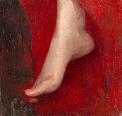Study of a foot, early 1880s by Albert de Belleroche